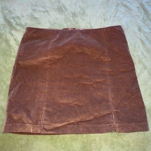 Brown skirt